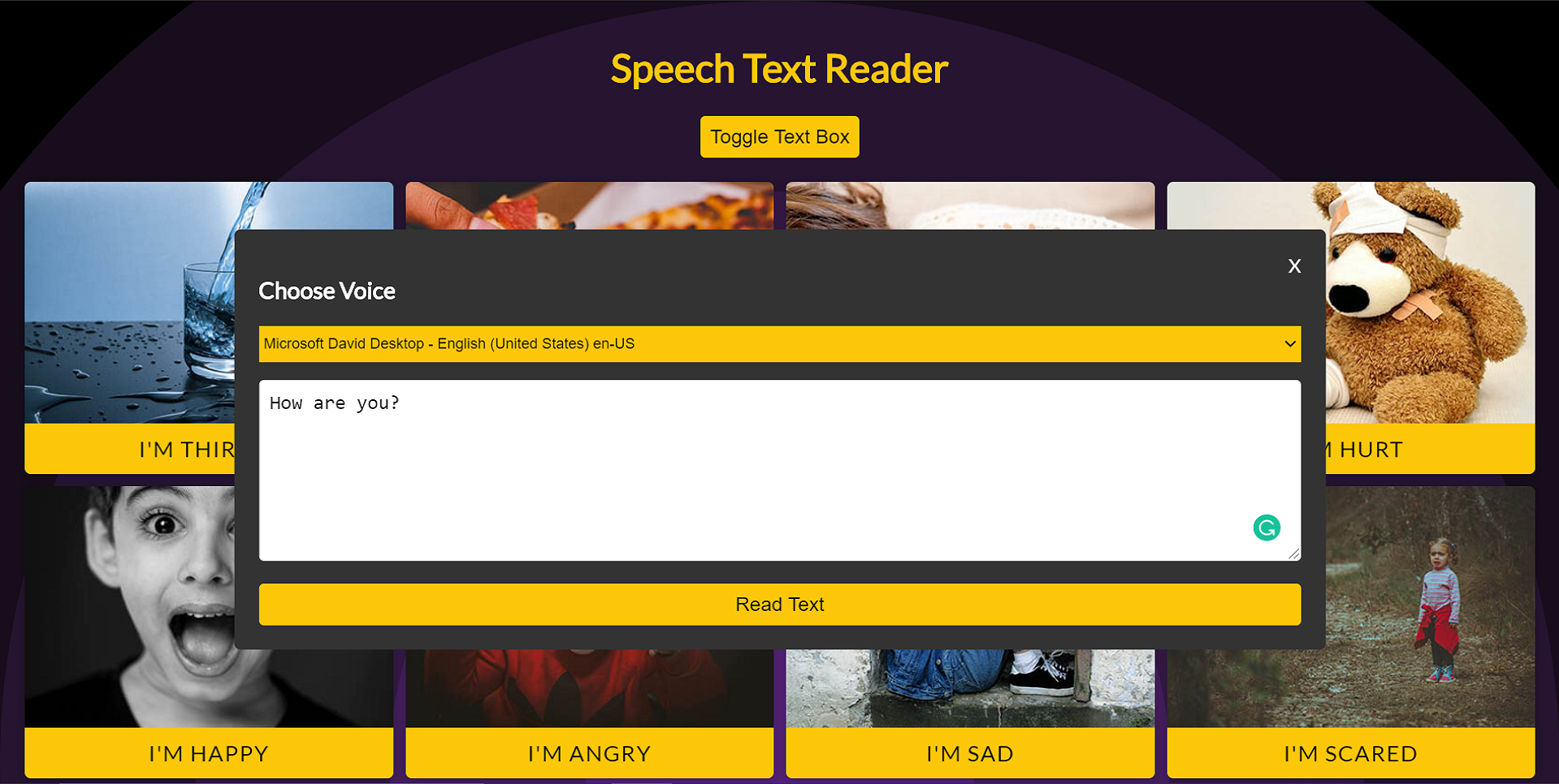 Speech-text-reader